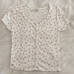 Short floral Hippie Rose Juniors XS shirt
